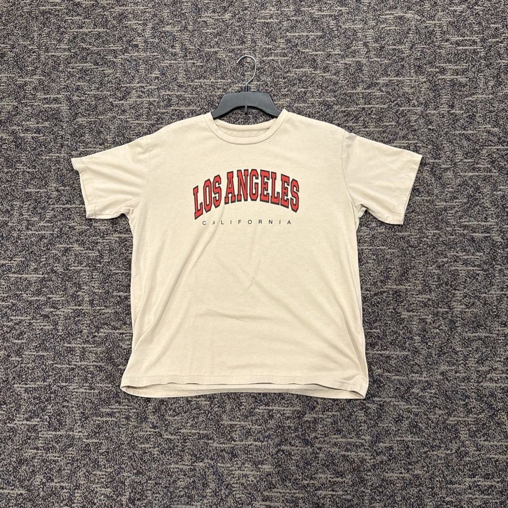 PacSun Beige Los Angeles Tee